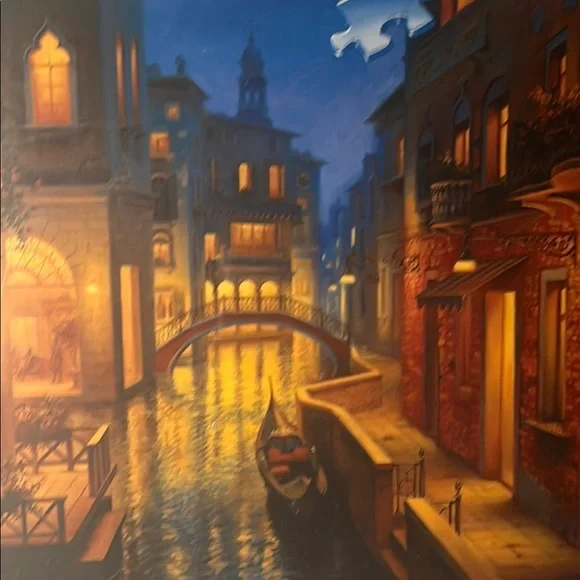 Ravensburger Canal Scene Puzzle - 1500 Pieces - Warm Hues - Picture 5 of 5